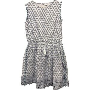Next Boho Blue and White Kids Dress